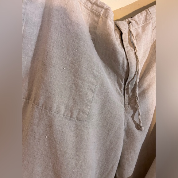 Chelsea 28 khaki colored linen pants Size 1 - Picture 8 of 9
